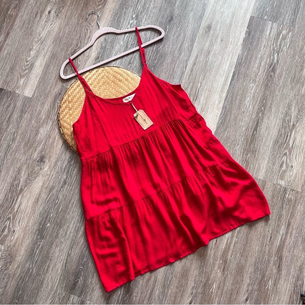 NATURAL LIFE Red Mini Dress